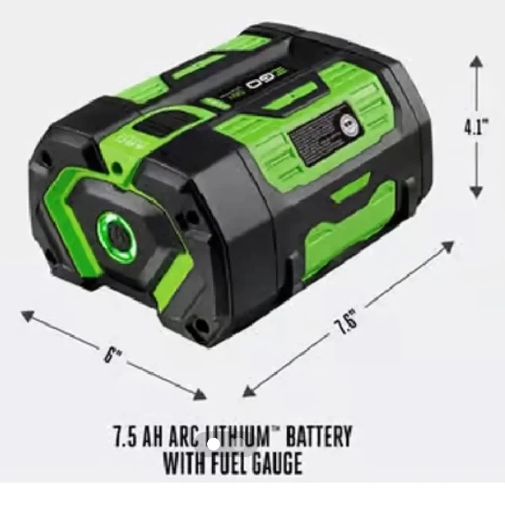 EGO 56V Power+ BA4200T 7.5 Ah
Lithium-lon Battery NEW - Picture 1 of 2